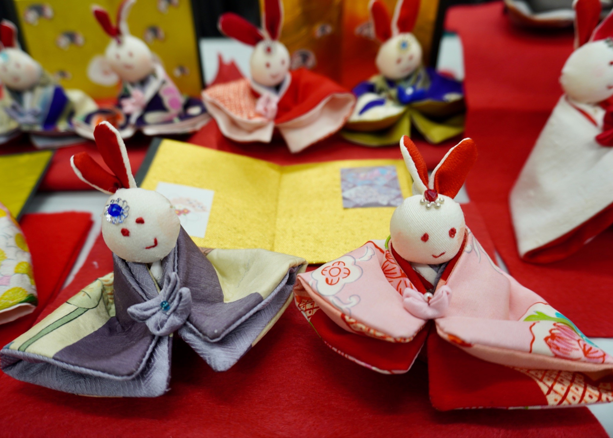 古布からうさぎのおひなさま/鳴海中日文化センター - みどりくらしく